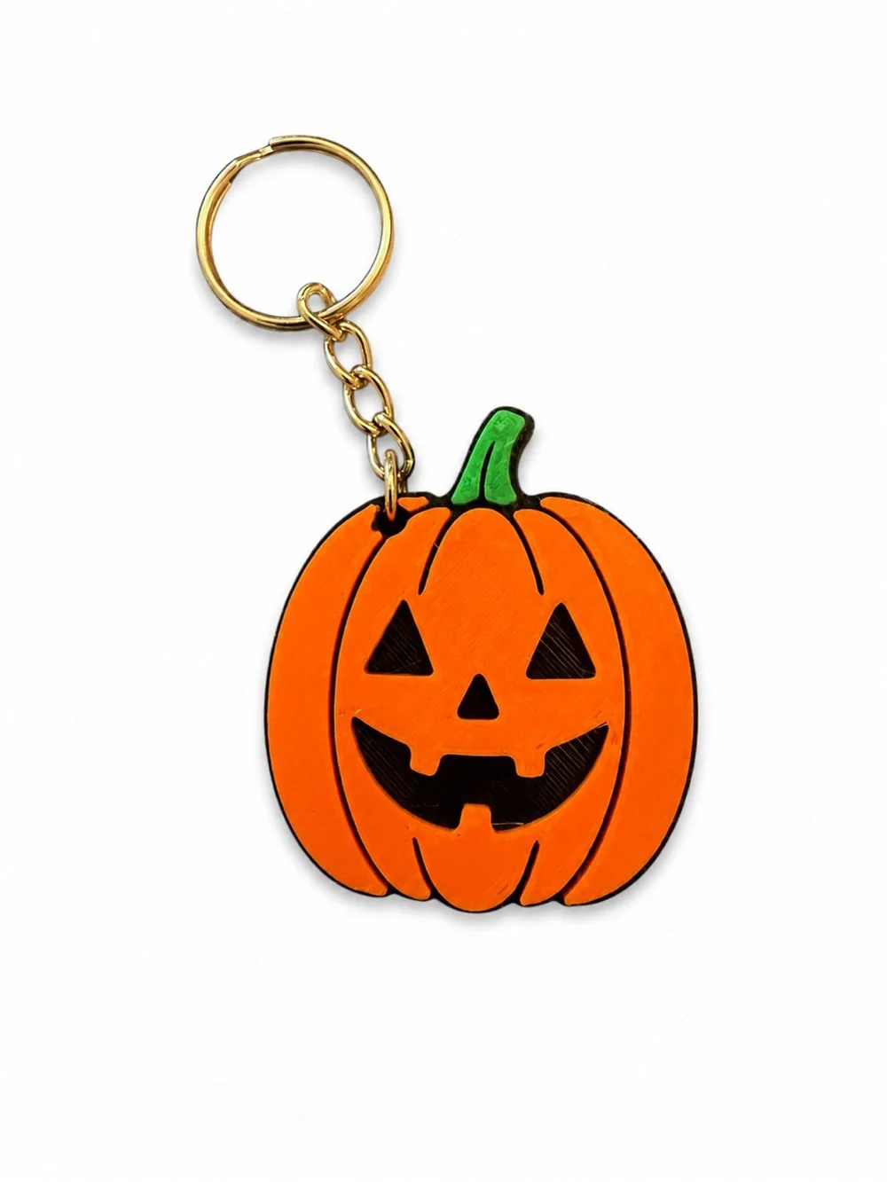 Jack O Lantern Pop Can Tab Opener Keychain Halloween Pumpkin